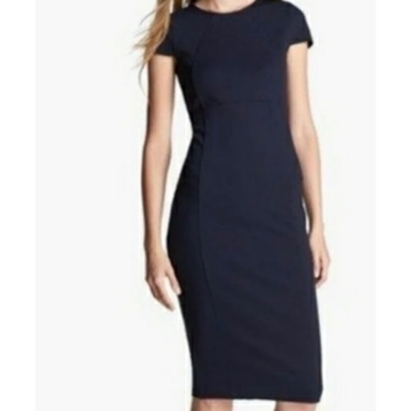 Felicity & Coco Dresses & Skirts - Felicity & Coco Navy Exposed Zipper Dress